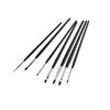 7Pcs Acrylic Nail Art Pen Tips UV Portable Painting Design Brush Manicure Set