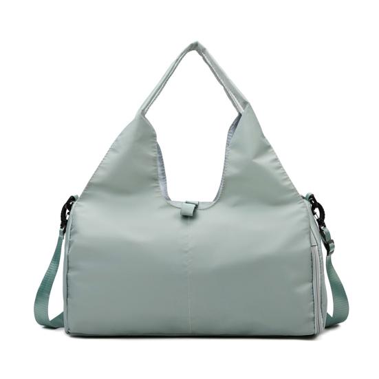 Yoga Bag Large Capacity Multifunctional Duffel with Wet Pocket Shoe Cabin Solid Color Gym Bag Versatile Sports Travel Bag