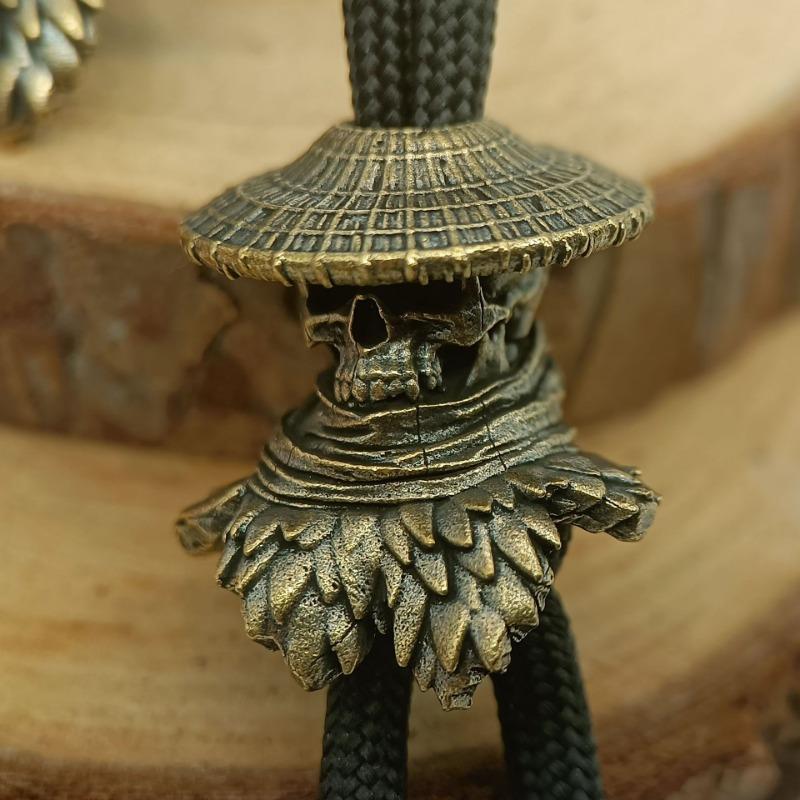 Brass Skeleton Hero DIY Keychain Car Keychain Bag Accessories Pendant Interesting Decorations