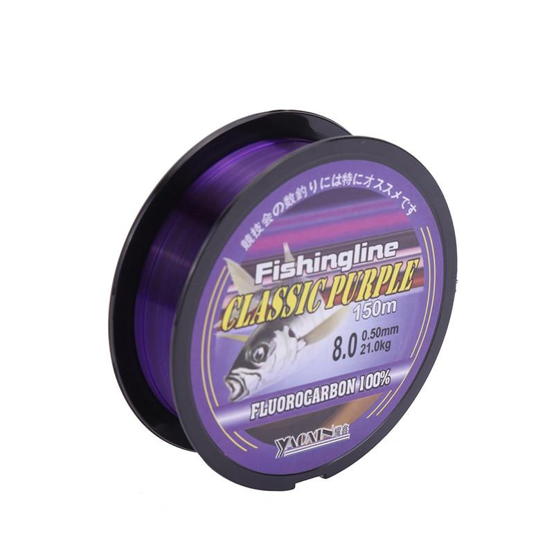 150 м монофильная нейлоновая леска, сильная тяговая леска, флюорокарбоновая рыболовная леска