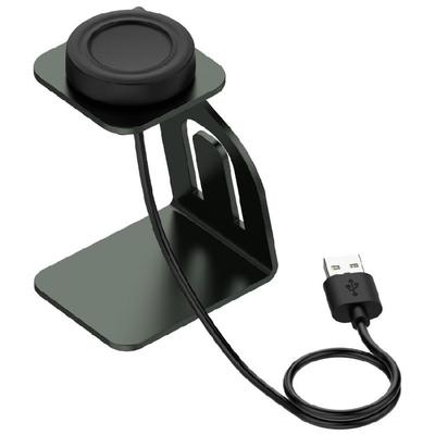 Компактная зарядная станция Алюминиевая платформа для зарядки смарт-часов Стенд для зарядки смарт-часов Длинный кабель для watch7