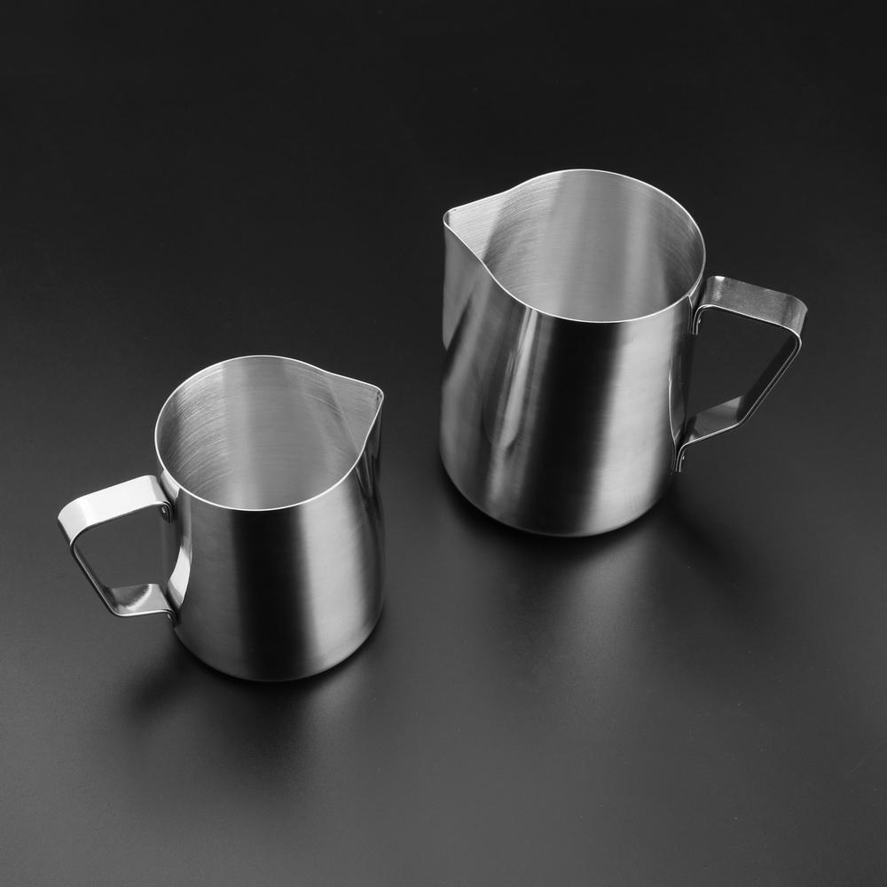 HILIFE Kitchen Tools Coffee Pitcher Barista Craft Coffee Latte Pitcher Stainless Steel Milk Frothing Jug Espresso Pull Flower Cup