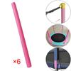 6xReplacement Trampoline Pole Foam Sleeves , 6 Pink, 35.43inch