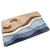Absorbent Bathroom Carpet With Rubber Backing, Machine Washable Bath Mat With Soft And High-quality Ultra-fine Fibers, Suitable For Quick Drying
