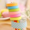 5Rollds Color Paper Tapes Handmade DIY Decorative Washi Tape Colored Adhesive Tapes