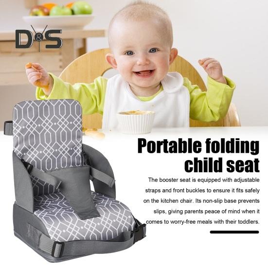 Детское сиденье-бустер, дышащий кухонный стул со спинкой, регулируемыми ремнями и подушкой, переносной обеденный стол, повышающее сиденье для семьи