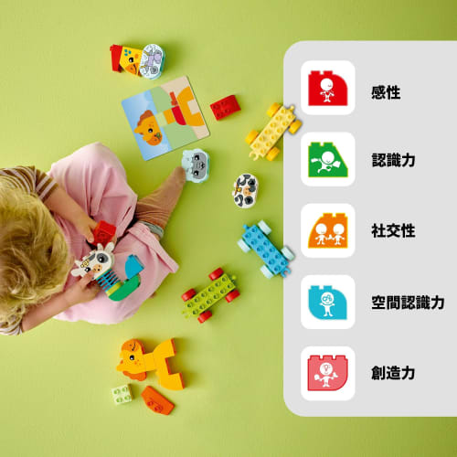 LEGO Duplo First Duplo Animal Crossing Игрушка Игрушка Подарок на день рождения Блок Образовательный Рождество Мальчики Девочки Дети 1 и 1 год 2 года 3 года