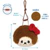 K-Company Monchhichi x Hello Kitty Лицевая сумочка MKT-FPT В12,3 x Ш13 x Г5 см