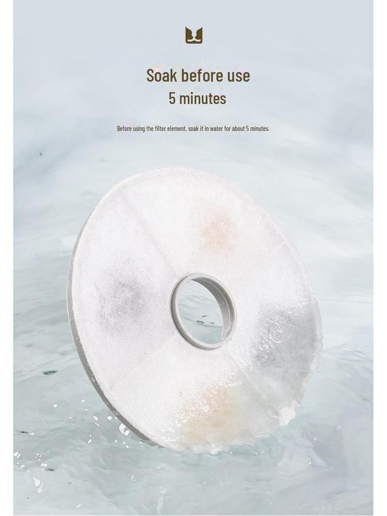 Фильтр для питьевого фонтанчика Youpu Pet - набор из 2 фильтров с активированным углем для фонтанчиков для кошек