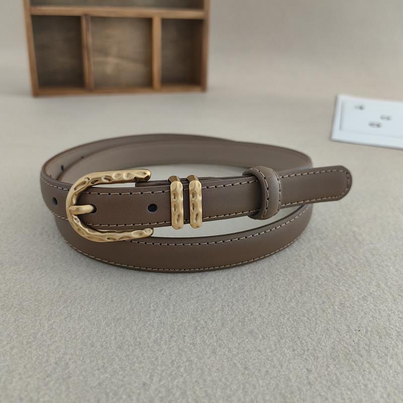 Solid Trendy Color Leather Waist Accessory For Women Casual Looks Gift Fashion