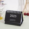 2025 Настольный календарь с откидной крышкой, календарь-спираль, планировщик расписания, список дел, блокнот, органайзер для управления временем, школьные принадлежности для дома и офиса