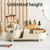 Cosmetics Storage Box Rotating Pen Holder Dresser Table Large Capacity Makeup Brush Lipstick Eye Shadow Puff Storage Rack