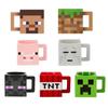 New Minecraft Lawn Cup Funny PVC  Enderman Creeper TNT Water Drinking Cups Creative Mug Tea Cups Kid Adult Gift Kitchen Toys