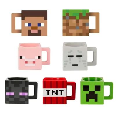 Новая чашка для газона Minecraft, забавная ПВХ, Эндермен, Крипер, ТНТ, чашки для питья воды, креативная кружка, чайные чашки, подарок для детей и взрослых, кухонные игрушки