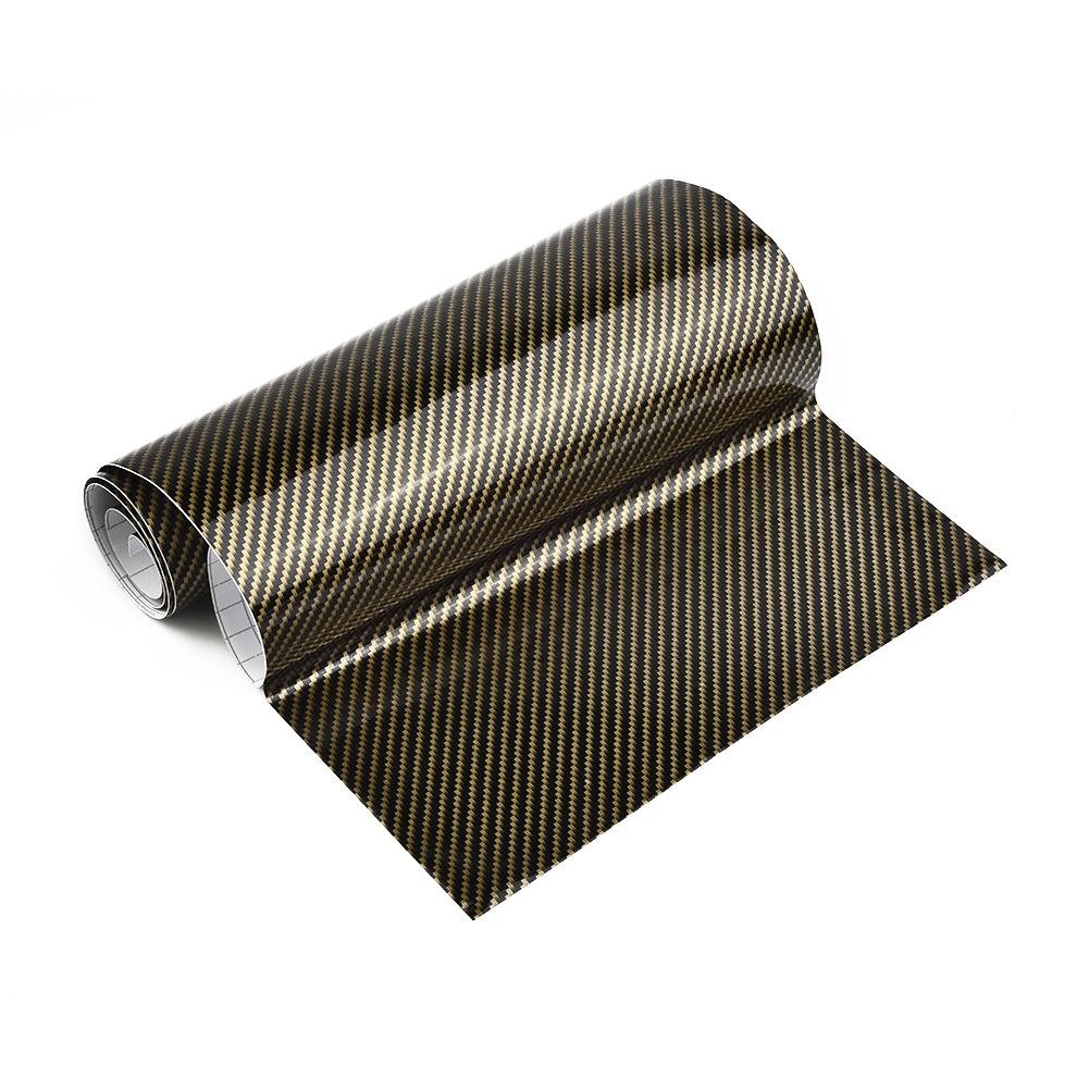 2D Roof Sticker High Gloss Black Gold Vinyl Film Car Sheets Wrap Brand New