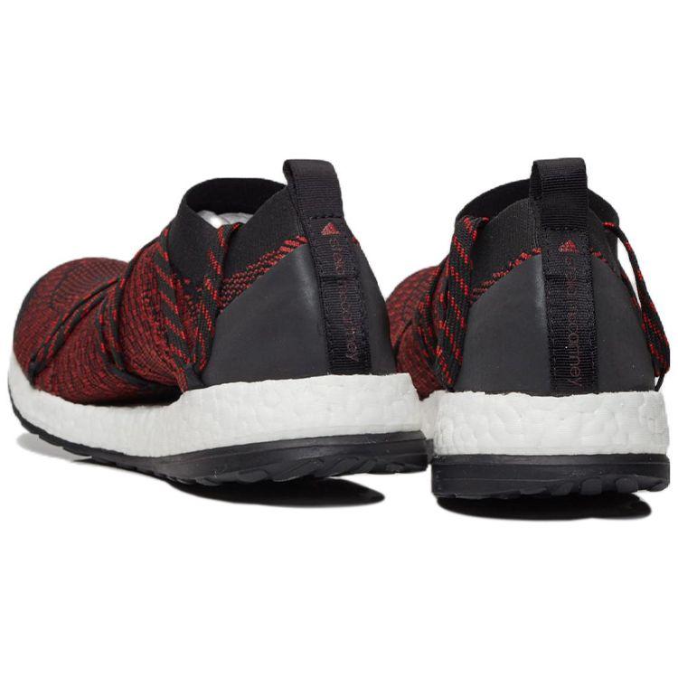 adidas Pureboost X Низкие дышащие кроссовки для бега Женские кроссовки Черно-красные AQ3709
