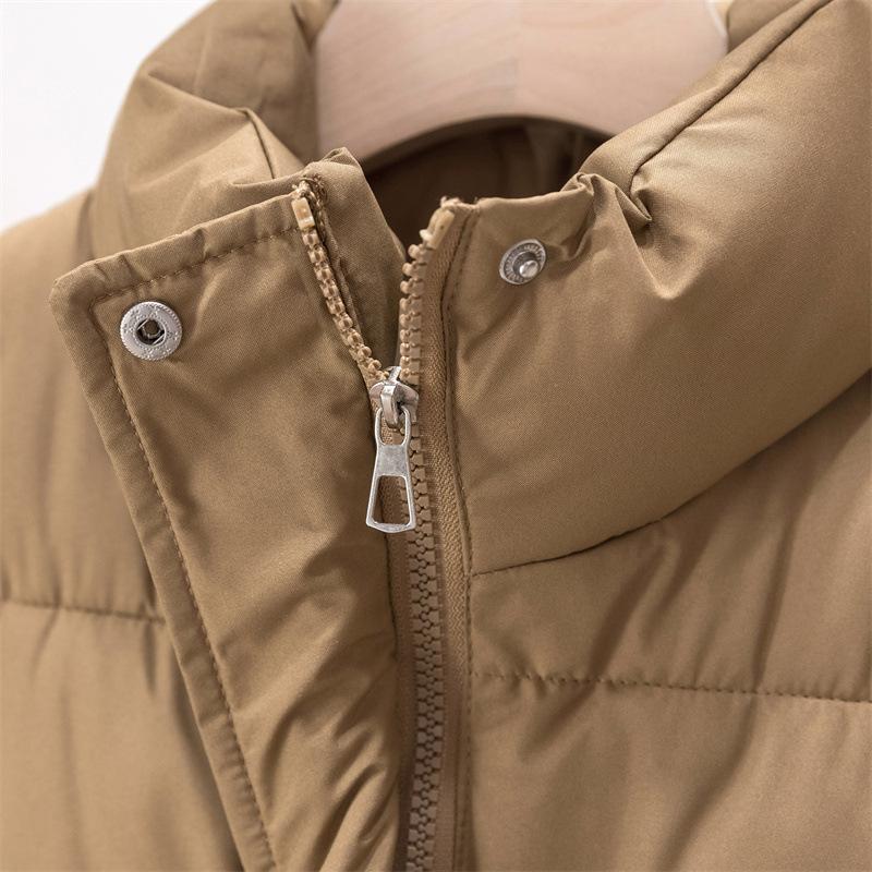 Осень Зима Пуховый Хлопковый Жилет Без Рукавов Куртка Свободная Корейская Версия Женский Хлопковый Жилет Темперамент Женский Жилет Пальто