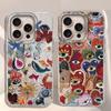 Trendry Planet Фруктовое Солнце Лицо Перьевая Текстура Чехол для телефона для iphone 16 15 14 7 8 Plus 13 Pro Max X XS XR SE 2022 Силиконовый Чехол