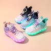 TUINANLE High Quality Skate Shoes for Kids LED Light Luminous Sneakers Children Two Wheels Shoes for Boys Girls with USB Charging