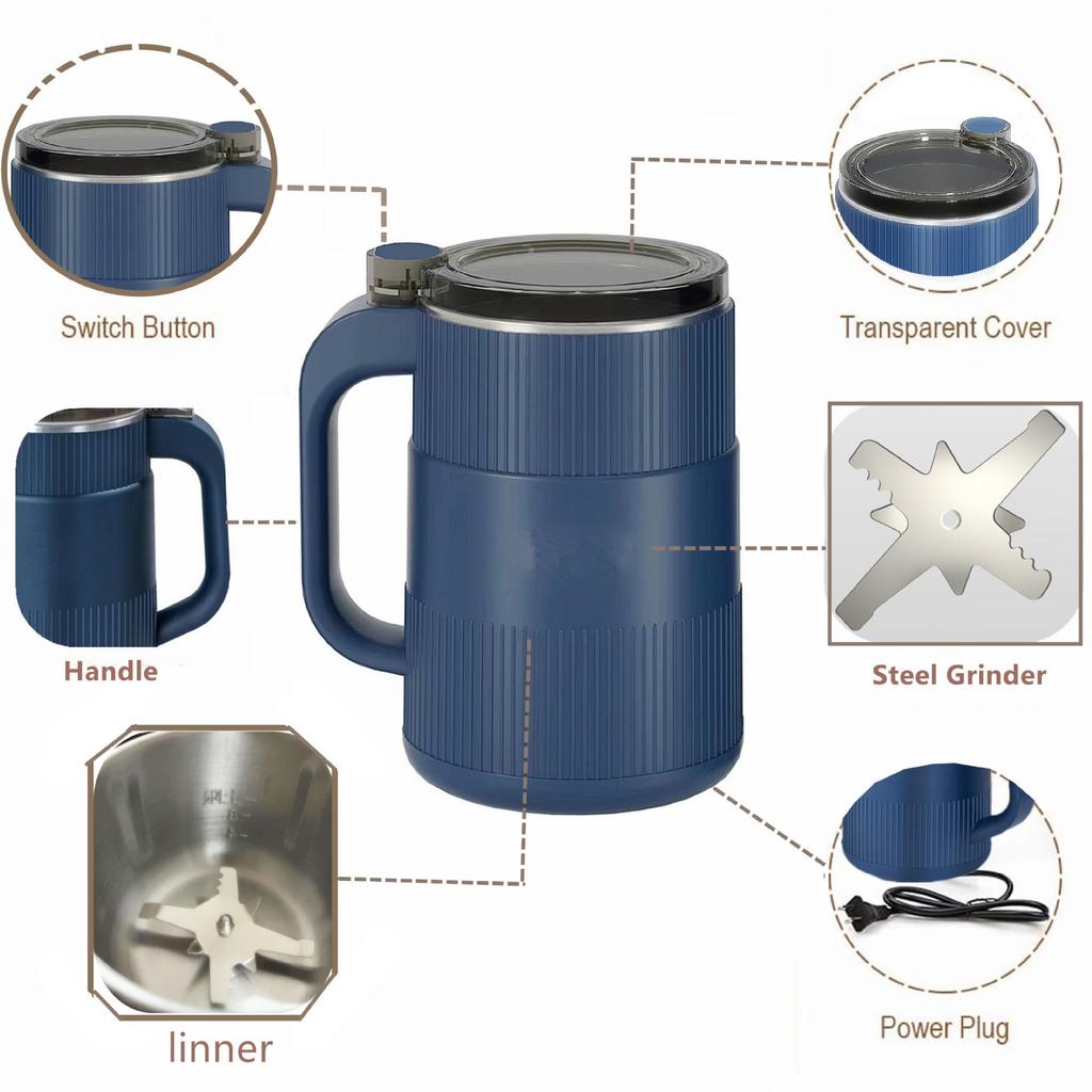 Многофункциональная маленькая машина для измельчения порошка, мельница для порошка из нержавеющей стали, электрическая мельница для специй, портативная кофемолка
