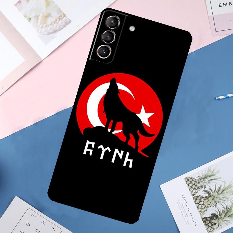 Чехол Турецкий Флаг Турции для Samsung Galaxy S24 S23 S22 Ultra S20 S21 FE S8 S9 S10 Plus Note 10 20 Ultra