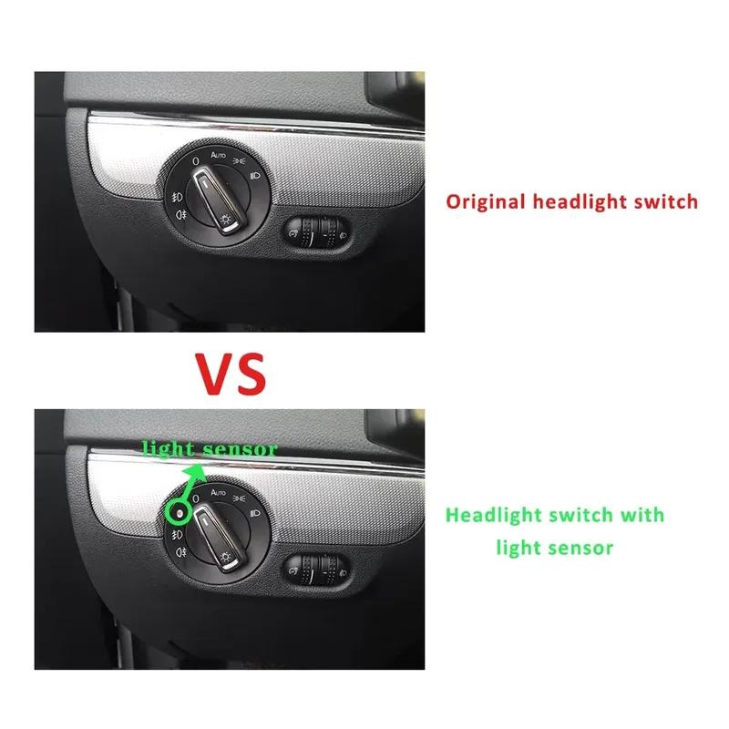 Auto Headlight Switch for VW Lavida Touran Tiguan Passat B7 Santana POLO Beetle Golf 6 Magotan B6 B7 Light Sensor Upgrade Module