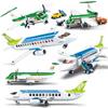 City Passenger Plane Cargo Airport Airplane Building Blocks Bricks Friends Sets Construction Educational Toys for Children