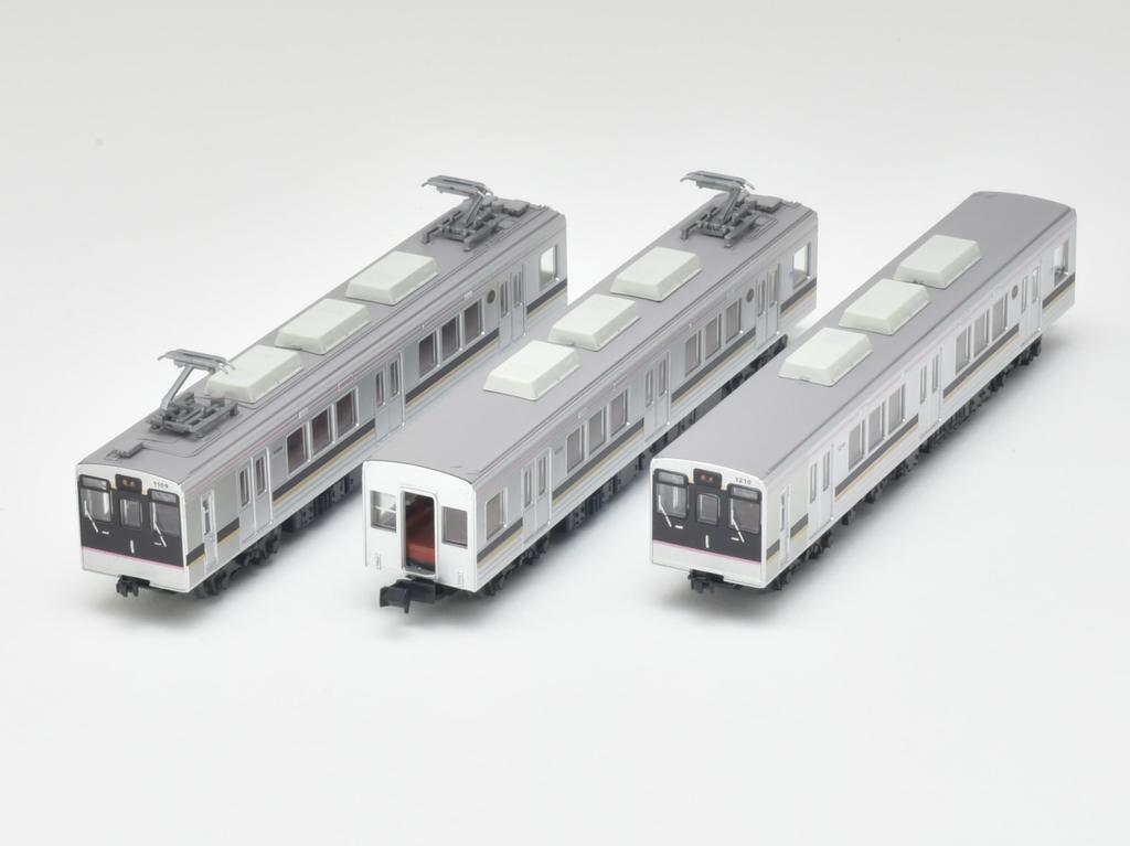 Железнодорожная коллекция Железная коллекция Fukushima Kotsu 1000 Series Set A Diorama Supplies 3-Car