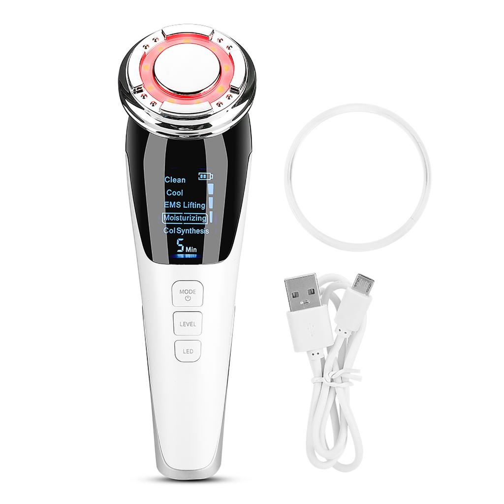 EMS Micro Current Beauty Machine Phototherapy Hot Cold Compress Massager