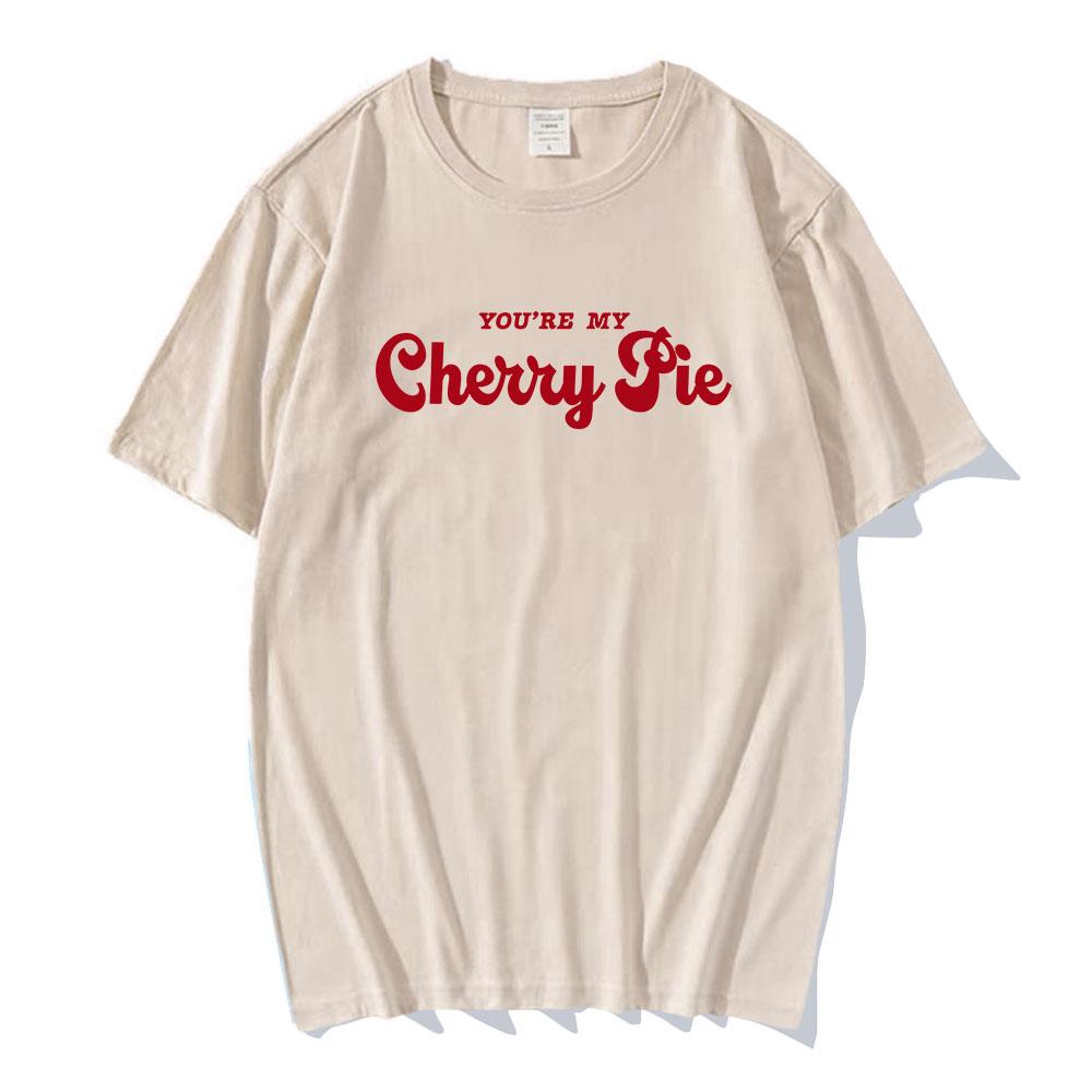 You're My Cherry Pie Song Tees I Said I Love You First Album Tshirts Selena Gomez & Benny Blanco Graphic T-shirt Men Top Short Sleeve Cotton Tee
