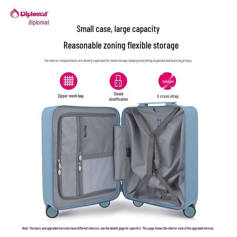 Diplomat BB-L Kids' Hard Shell Carry-On Luggage