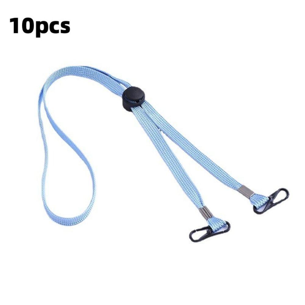 10pcs 70cm Hat Chin Cord Anti-lost Adjusting Rope New Windproof Hat Strap Sun Hat