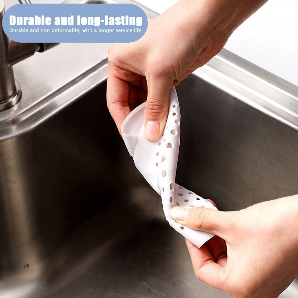 Floor Drain Sink Strainer Round Shape Mesh Trap Shower Drain Pad Kitchen Bathroom Accessories