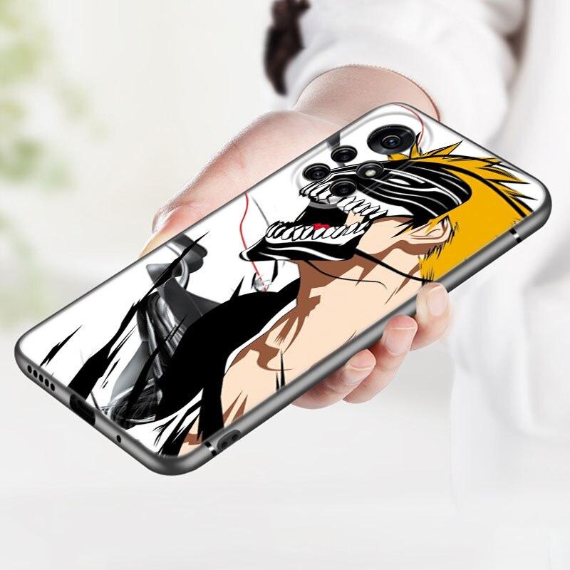 Чехол для телефона с аниме BLEACHS для Huawei Honor 60 50 SE 30S Mate 30 20 10 Lite 40 Nova 9 8 Pro Y60 8i 7i 7SE 5T, черный чехол премиум-класса