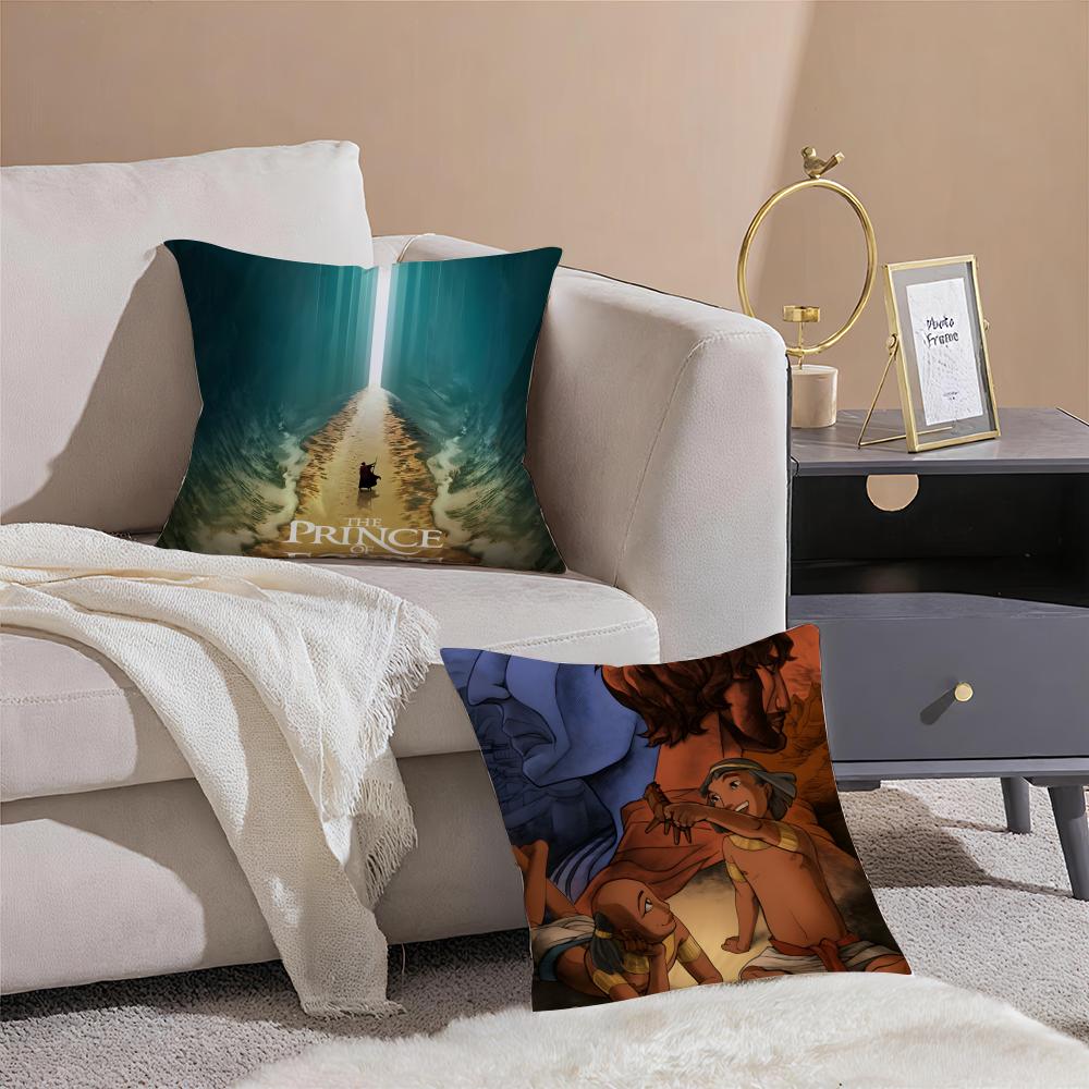 Epic Spiritual Fashion TThe Prince Of EgyptS Cushion Cover Pillowcase Short Plush Invisible zipper Room Sofa Cushion Cover