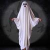 Бу Привидение Хэллоуин Костюм Привидения Белый Маскарадный Костюм Страшный Хэллоуин Плащ Привидения Мальчики Девочки