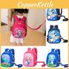Очаровательный мультяшный рюкзак с жестким корпусом для детей с игривыми дизайнами в синем и розовом цветах