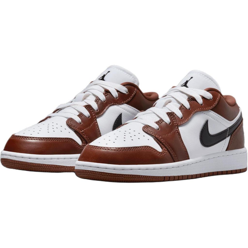 Кроссовки Air Jordan 1 Low GS Dark Pony Kids красные белые черные HF3188-102