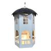 Metal Bird Feeder with Lights Squirrel Resistant Hummingbird Feeder Waterproof Hanging Feeding Station for Home Patio Garden Birds