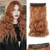 Синтетические длинные волнистые невидимые накладные пряди для волос с секретной прозрачной леской для волос для женщин без зажима для волос