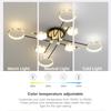 Nordic Simple Ceiling Lamp Black Gold Decoration Home Chandelier Bedroom Living Room Lamp Indoor Lighting Fixtures