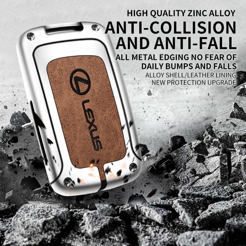 Чехол-держатель для смарт-ключа автомобиля из цинкового сплава для Lexus IS250 CT200 CT200h RX270 RX350 RX450, аксессуары для брелока