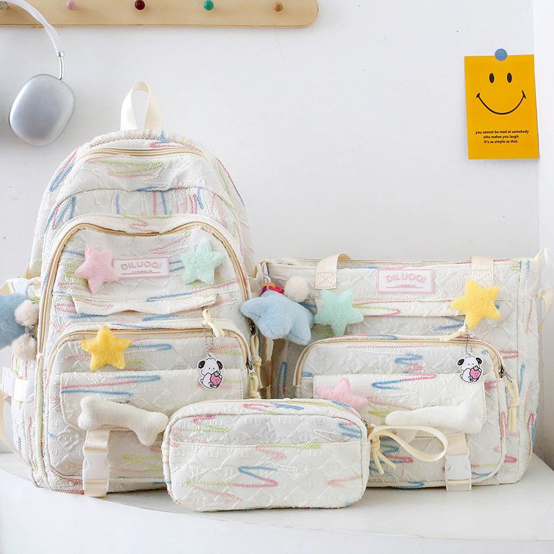 Новый школьный рюкзак для учеников начальной школы Девочек Учеников средней школы Детский школьный рюкзак