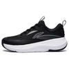 Li Ning Мягкая амортизация Go Скользкая износостойкая дышащая низкая повседневная обувь Женская Черная AGLT180-1