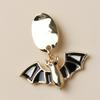 Bat Halloween Pendant Earrings With Electroplated Finish For Party Accessories
