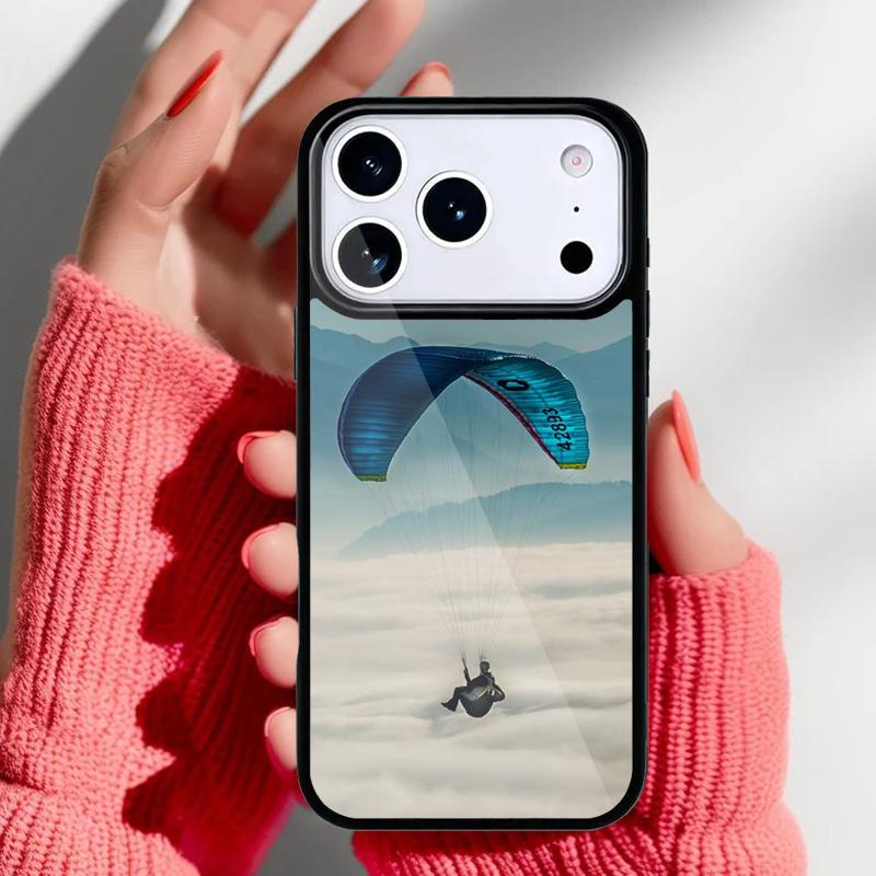 Чехол для телефона с изображением парапланеризма для iPhone 17 Air 16e 15 14 13 Pro Max Задняя крышка для 12 11 Pro Coque