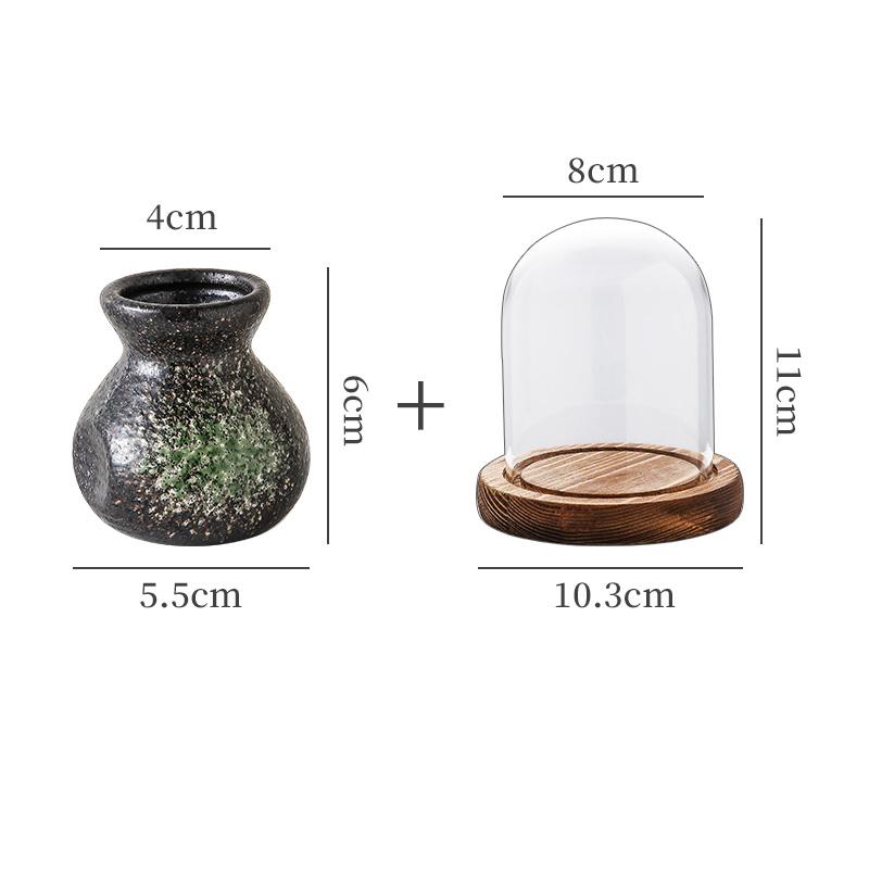 Высококачественная керамическая коробка для зубочисток, ретро-контейнер для хранения ватных палочек, стеклянная крышка, простой домашний кухонный настольный держатель для зубочисток, диспенсеры