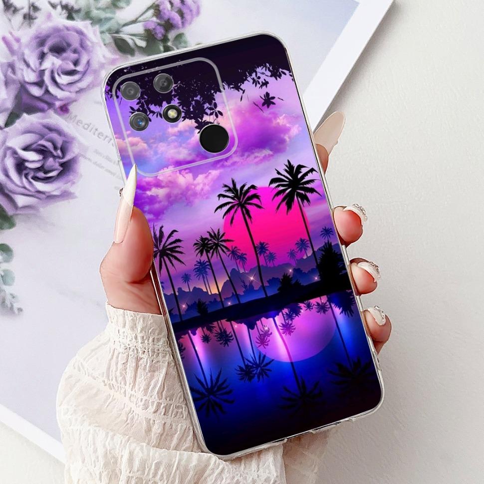Мягкий Полный Защитный Чехол RMX3430 Для Realme Narzo 50A Чехол С Рисунком Кошки Для Realme Narzo 50A Narzo50A Силиконовые Чехлы Чехол