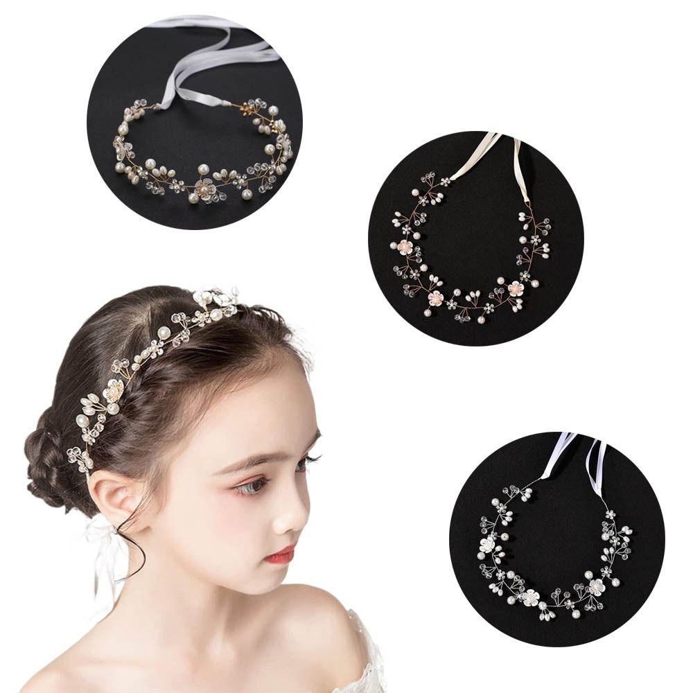 Luxurious Bridal Wedding Headbands Handmade Flower Hairband Hair Accessories for Women Girl
