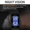 Multifunctional Rectangular Men's Electronic Watch 30m Waterproof Alarm Clock LED Display Sports Watch Man Digital Wristwatches